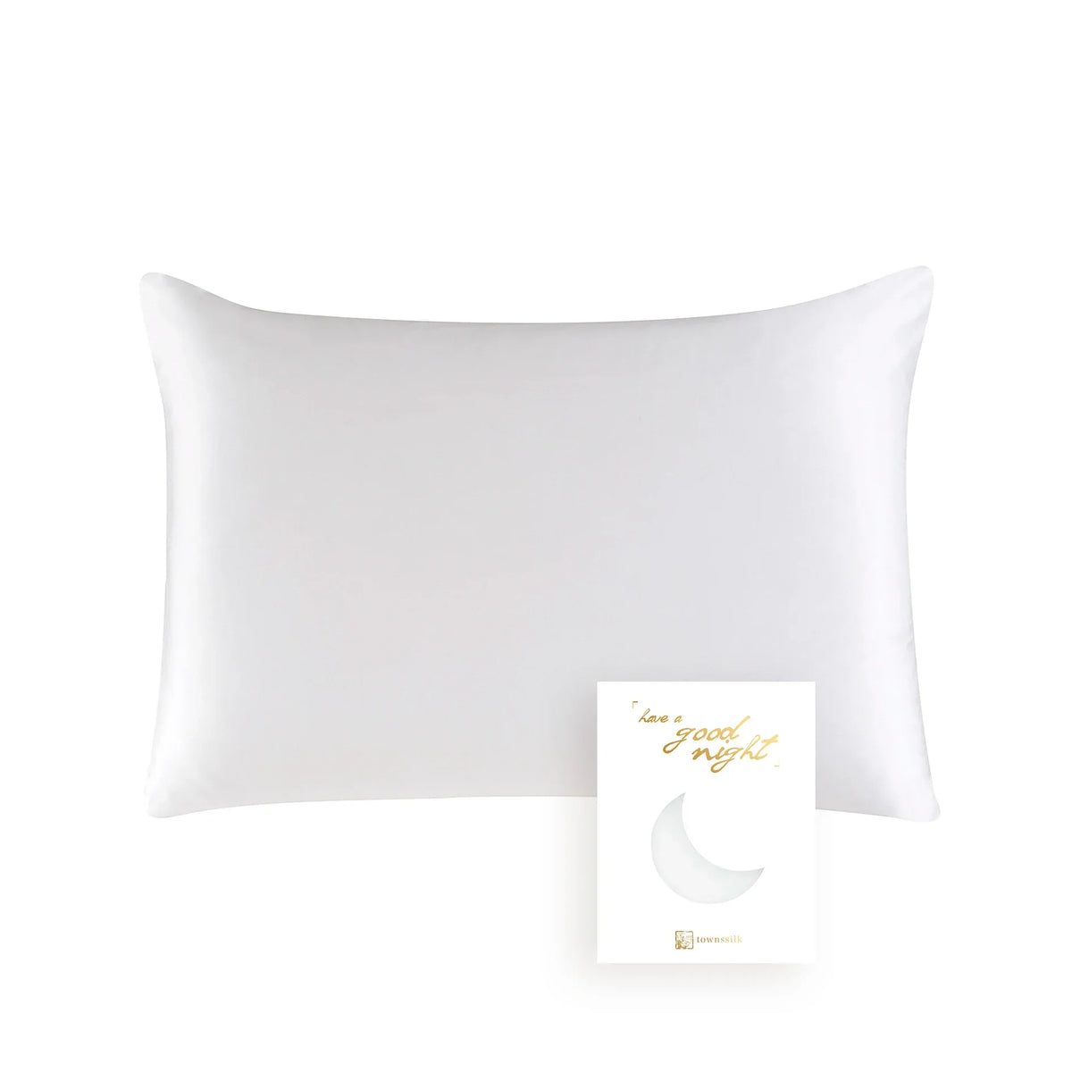 Ivory mulberry silk pillowcase