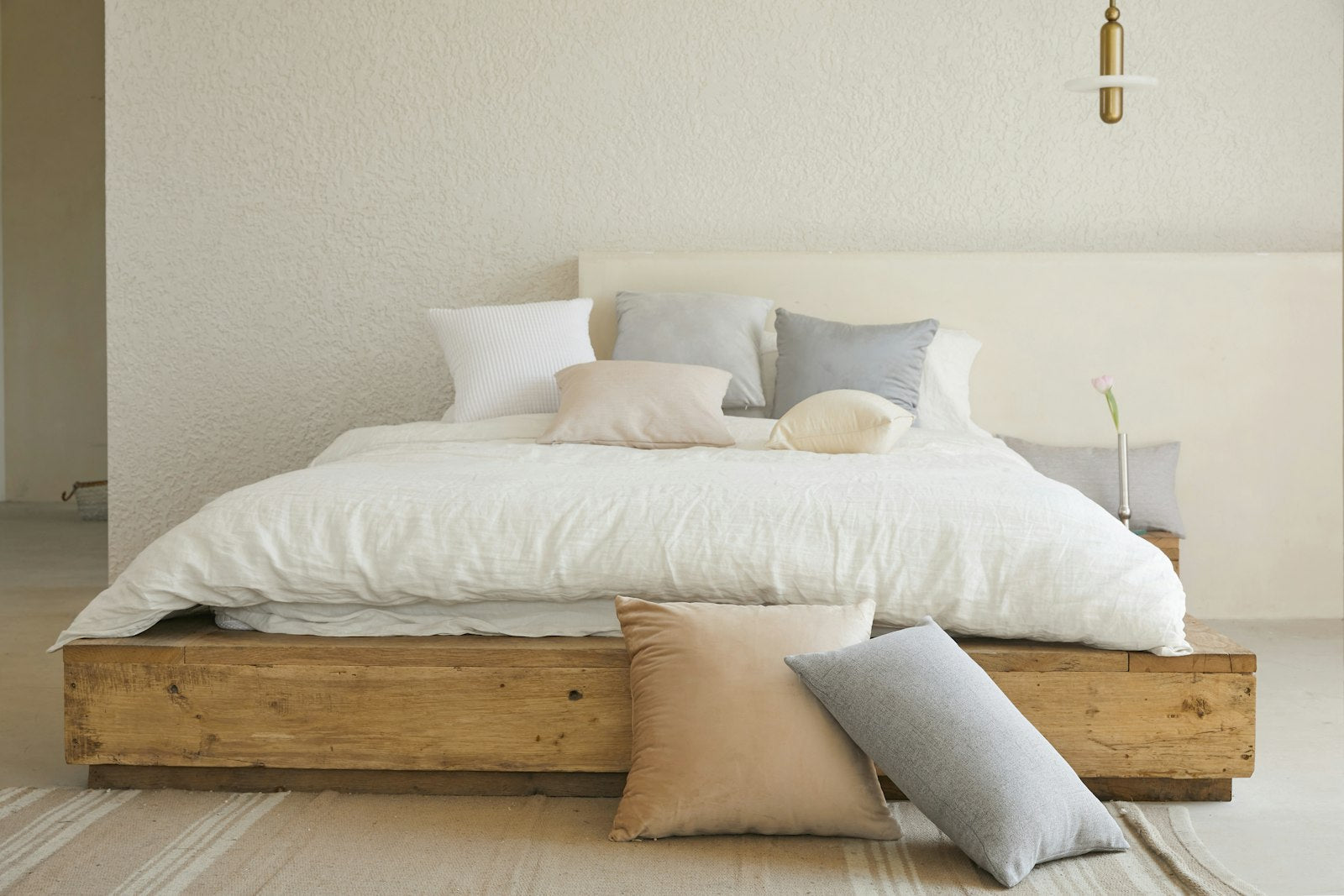 Soft bedding in morning light