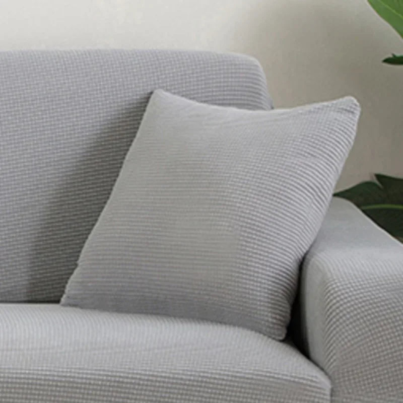 Corduroy cushion zip detail