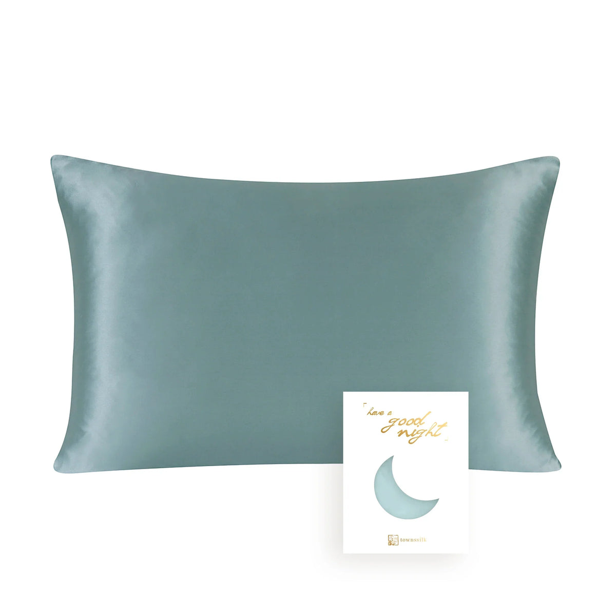 Sage mulberry silk pillowcase
