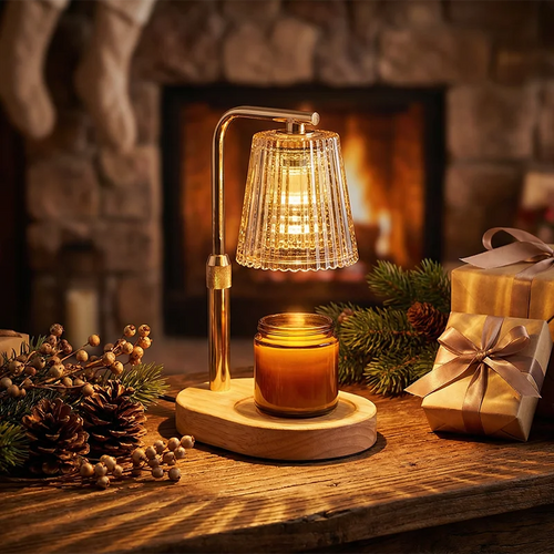 Dimmable candle warmer lamp