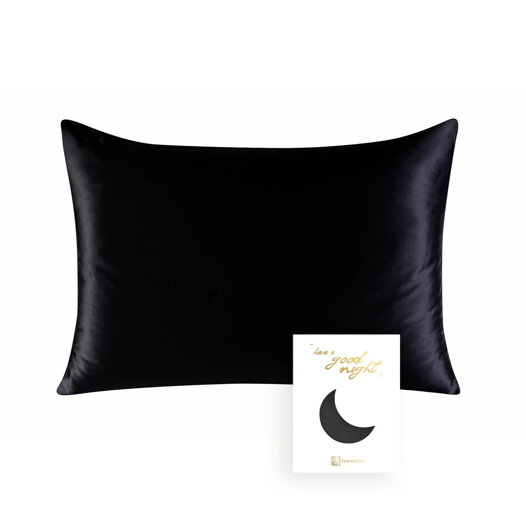 Charcoal mulberry silk pillowcase