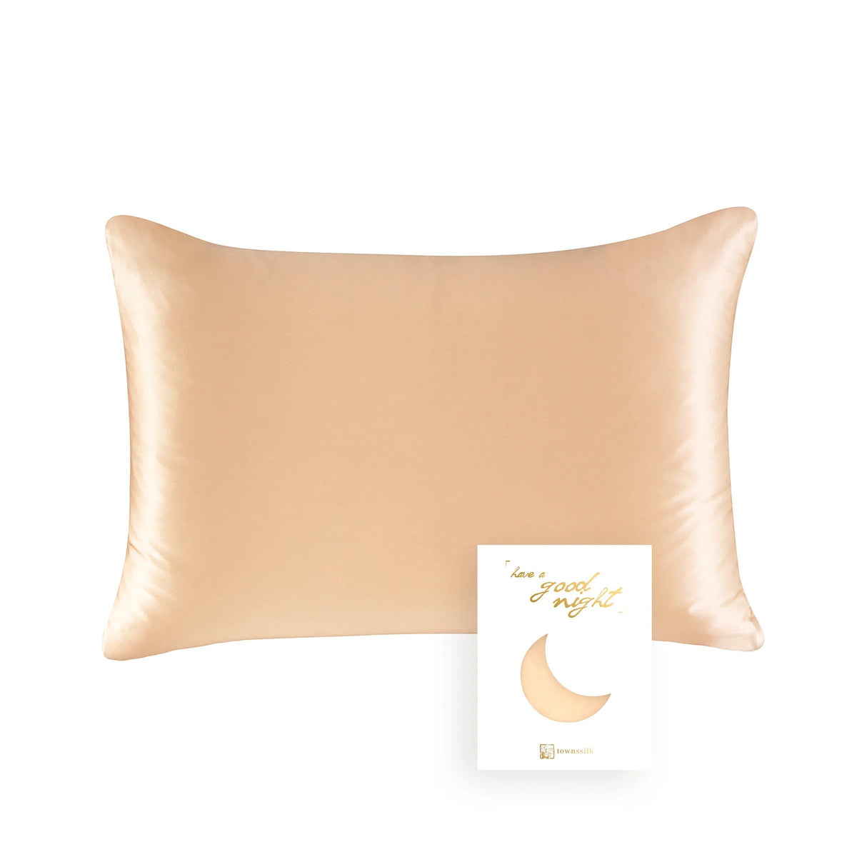 Taupe mulberry silk pillowcase