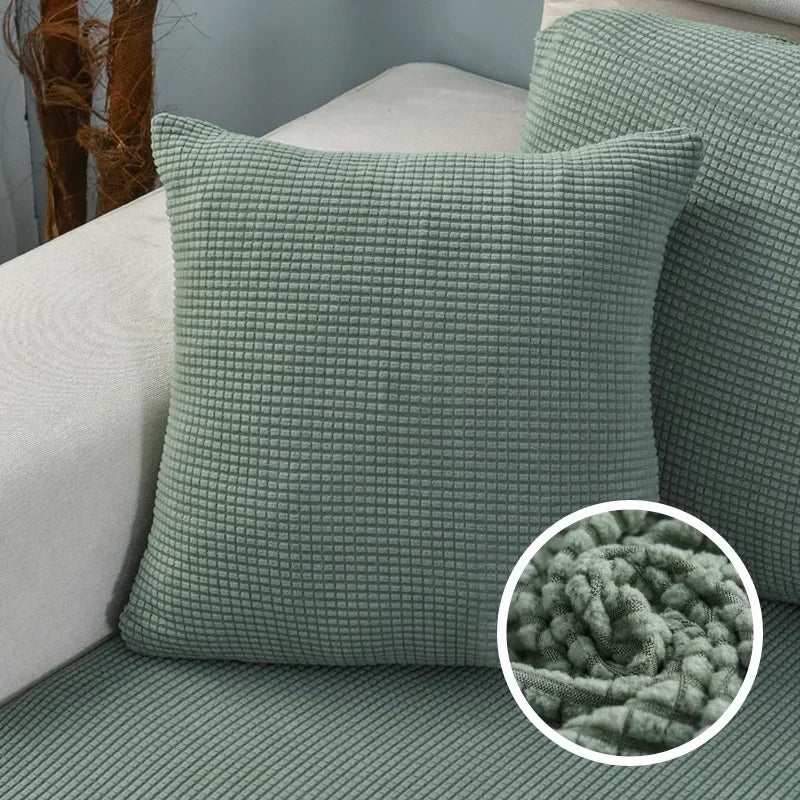 Ribbed corduroy cushion cover