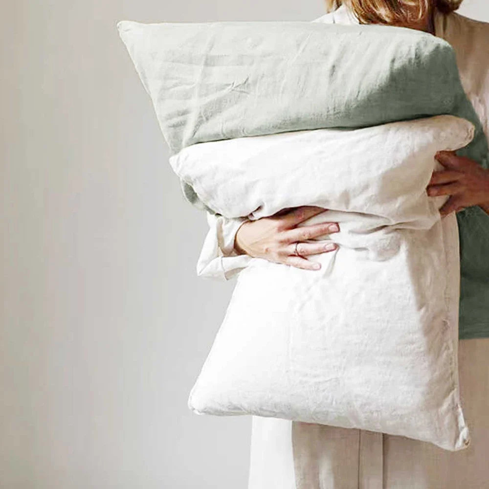 Linen pillowcase colour range
