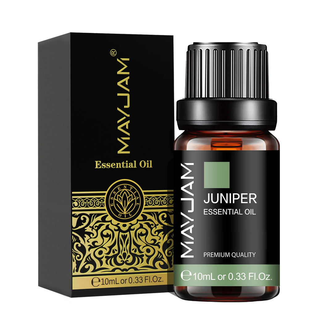 Essential oil bottle on nightstand