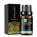 Eucalyptus essential oil bottle and box