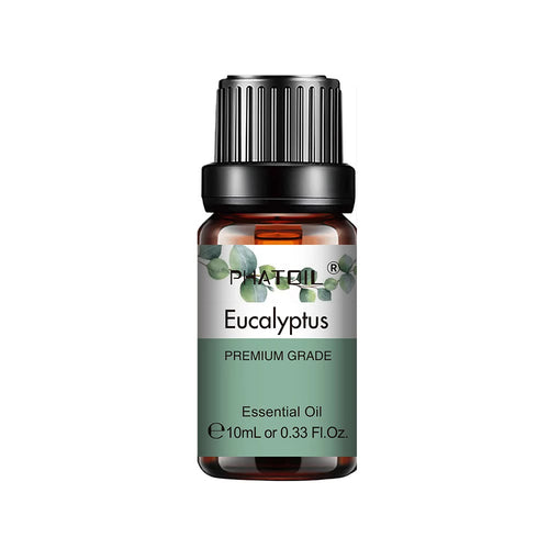 Lindra Eucalyptus essential oil, 10 ml amber glass bottle